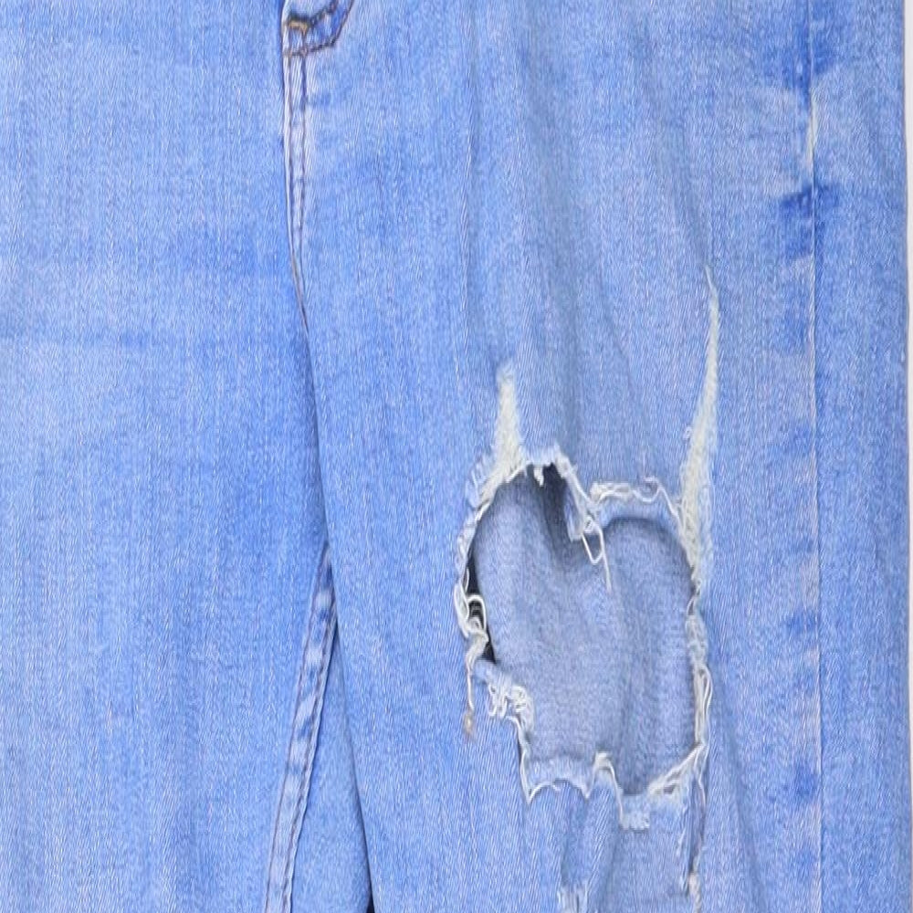 Primark Womens Blue   Skinny Jeans Size 14 L28 in