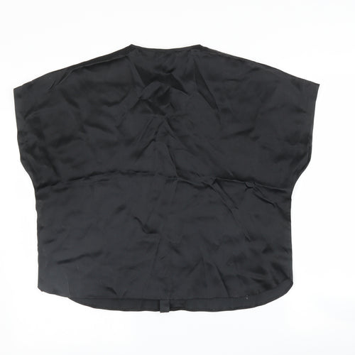 roulou Womens Black   Basic Blouse One Size