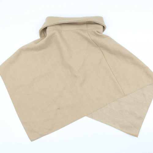 Boohoo Womens Beige   Jacket Poncho One Size