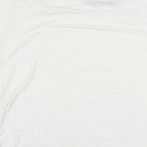 Boohoo Womens Silver   Basic T-Shirt Size 12