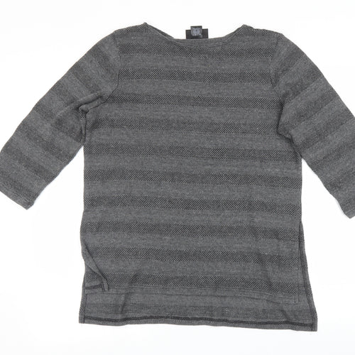 Attitudes Womens Grey   Pullover Jumper Size L