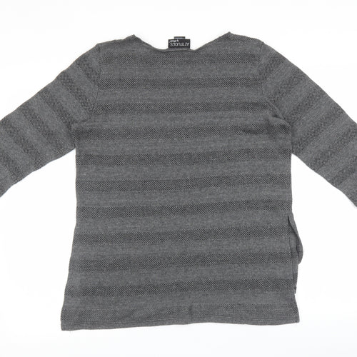 Attitudes Womens Grey   Pullover Jumper Size L