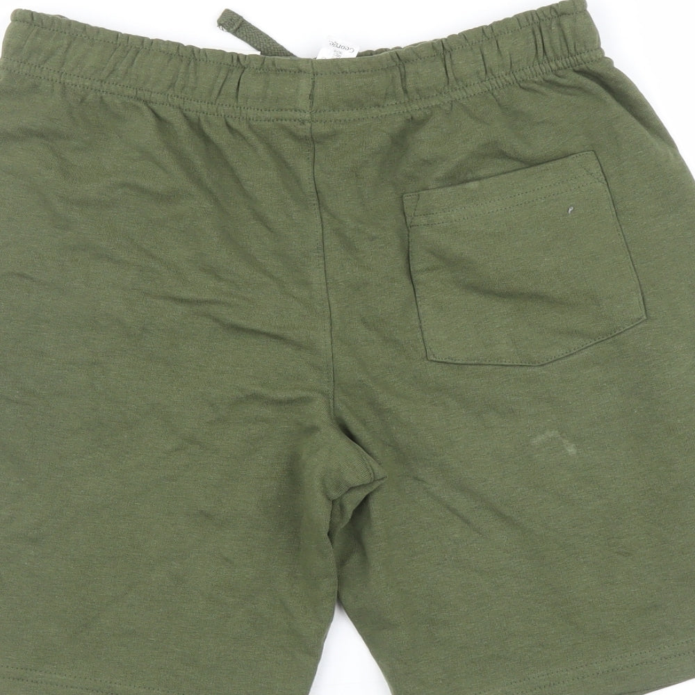 George Boys Green   Sweat Shorts Size 12-13 Years