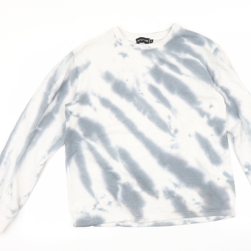 PRETTYLITTLETHING Womens Grey   Pullover Sweatshirt Size S