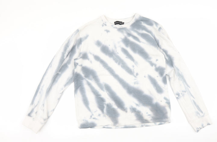 PRETTYLITTLETHING Womens Grey   Pullover Sweatshirt Size S