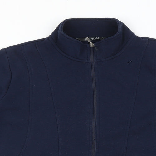 Bonmarché Womens Blue   Full Zip Jumper Size L