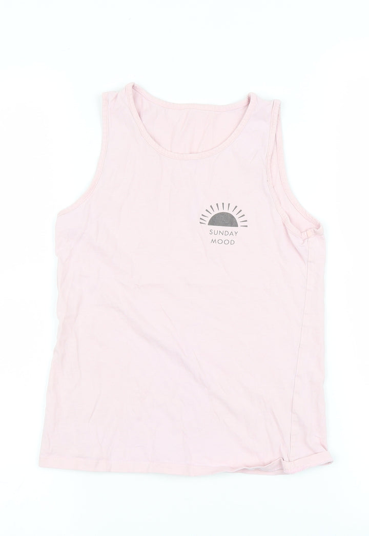 George Girls Pink   Basic Tank Size 10-11 Years