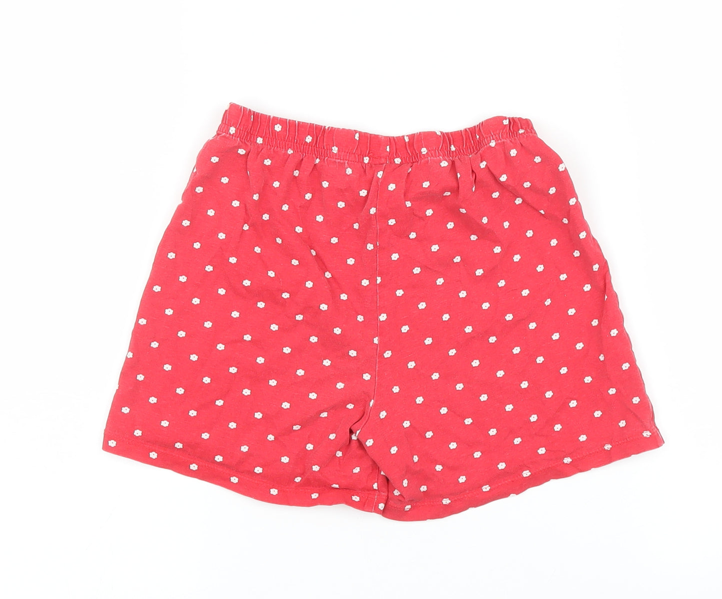 George Girls Red Polka Dot  Top Pyjama Pants Size 7-8 Years