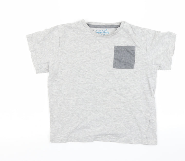 Primark Boys Grey   Basic T-Shirt Size 9-10 Years