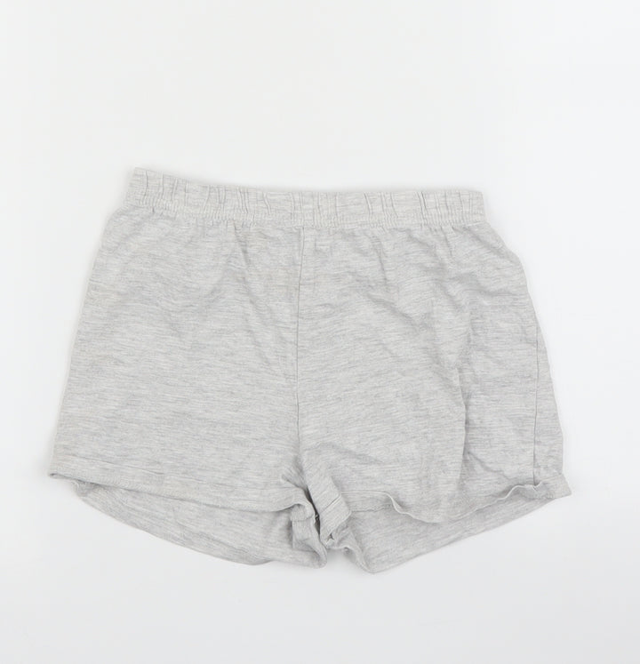 George Girls Grey Solid Top Pyjama Pants Size 7-8 Years