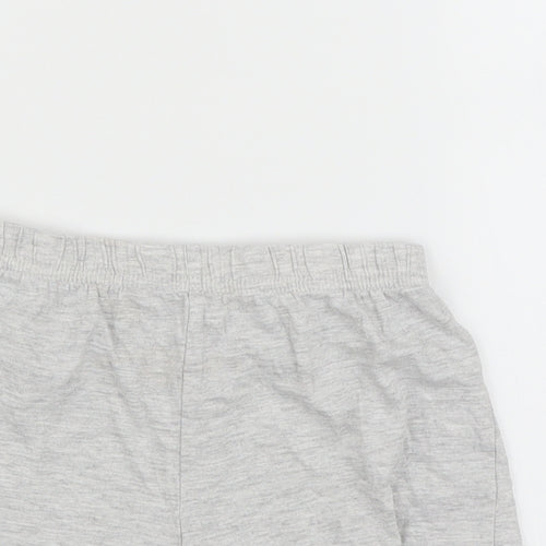 George Girls Grey Solid  Top Pyjama Pants Size 7-8 Years