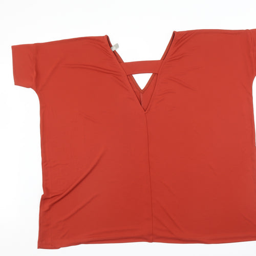 ASOS Womens Red   Basic Blouse Size 8