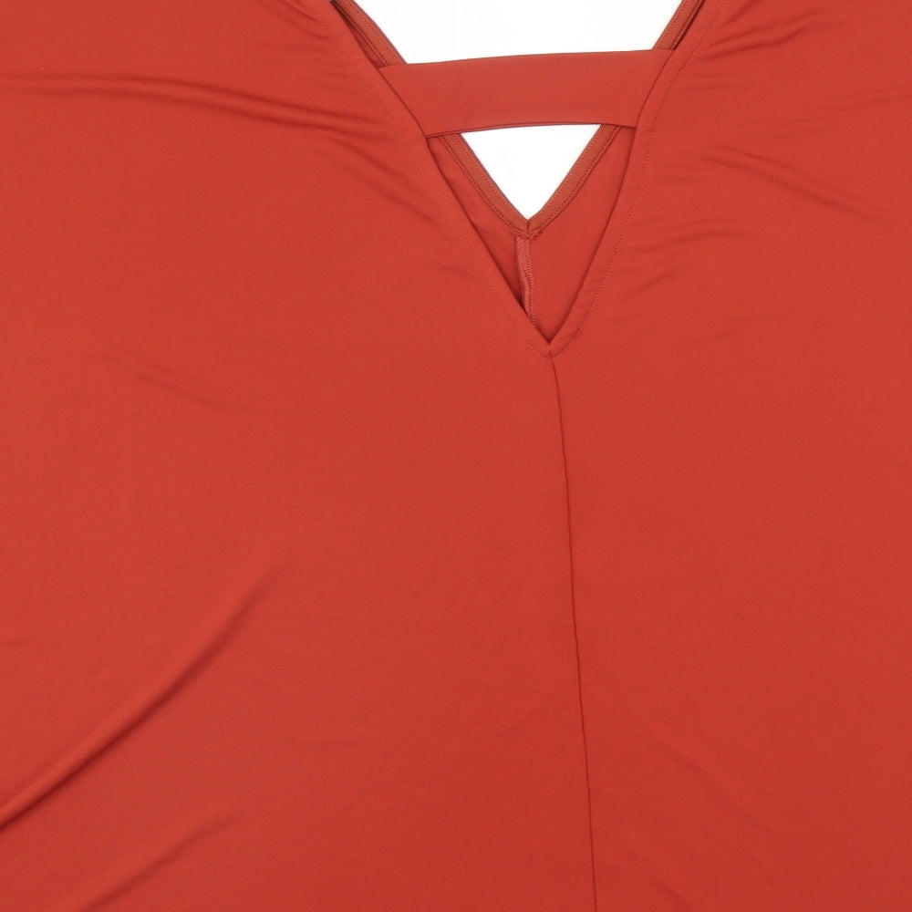 ASOS Womens Red   Basic Blouse Size 8