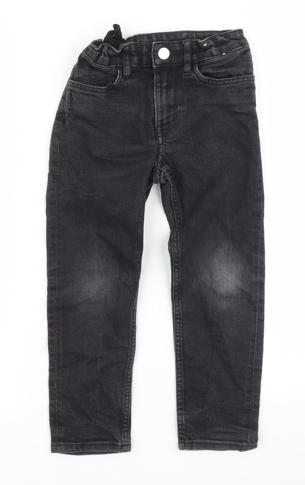 H&M Boys Black   Skinny Jeans Size 4-5 Years
