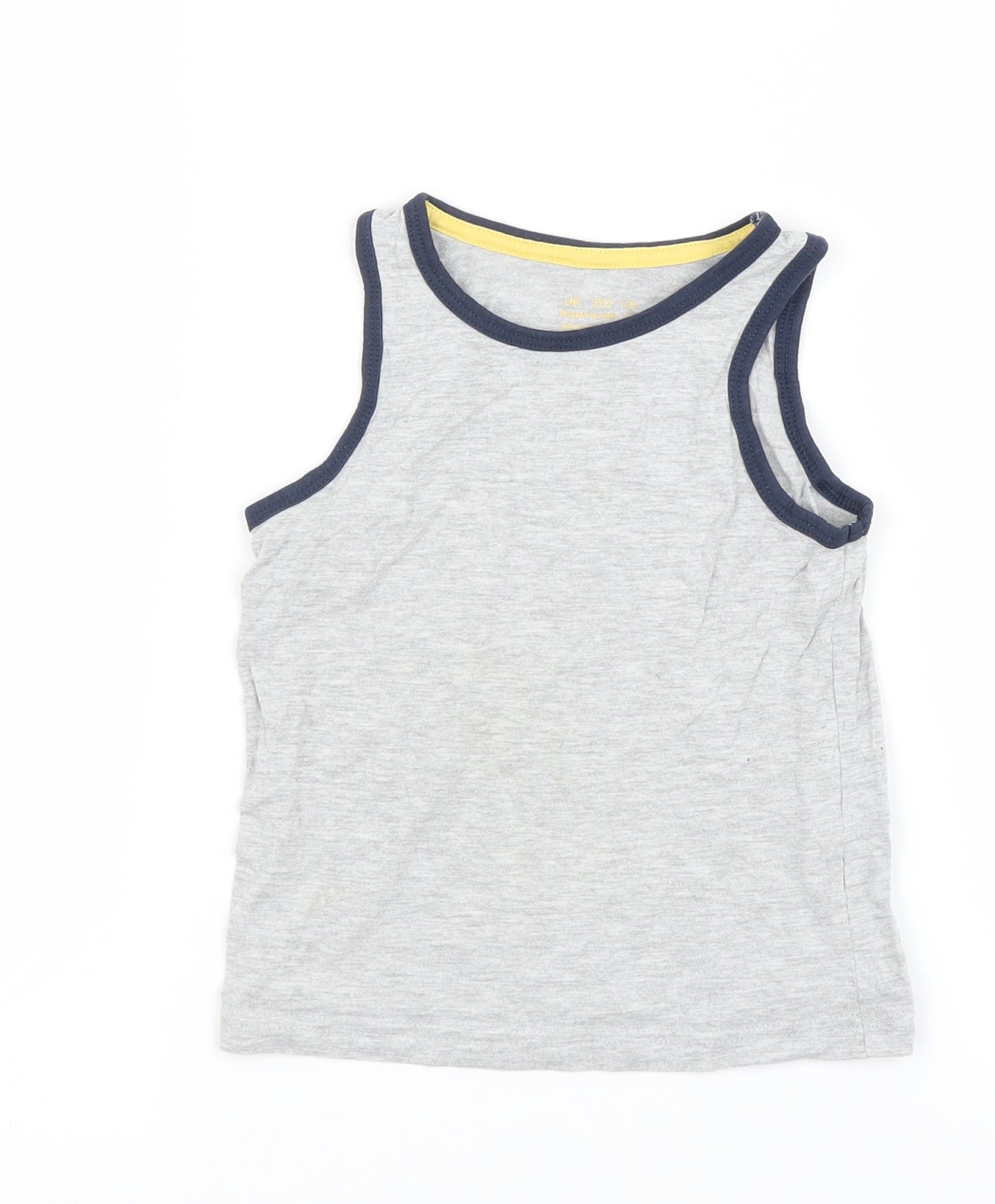 F&F Boys Grey   Basic Tank Size 18-24 Months