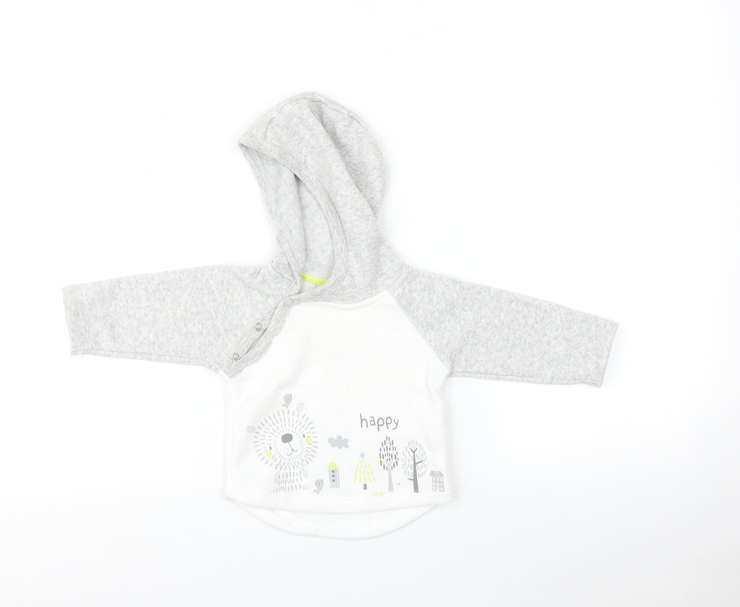 Watch Me Grow Baby Grey   Pullover Jumper Size 6-9 Months
