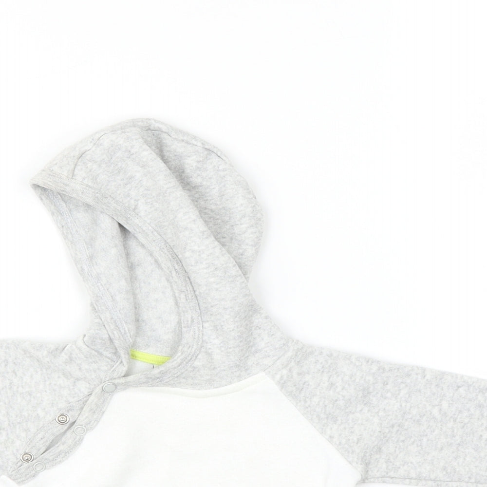 Watch Me Grow Baby Grey   Pullover Jumper Size 6-9 Months