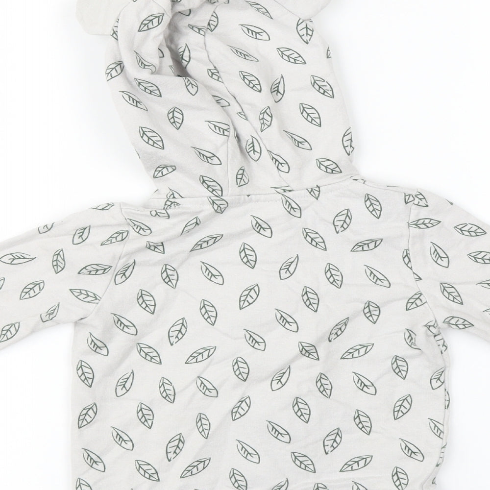 Disney Baby Baby Grey   Full Zip Jumper Size 12-18 Months