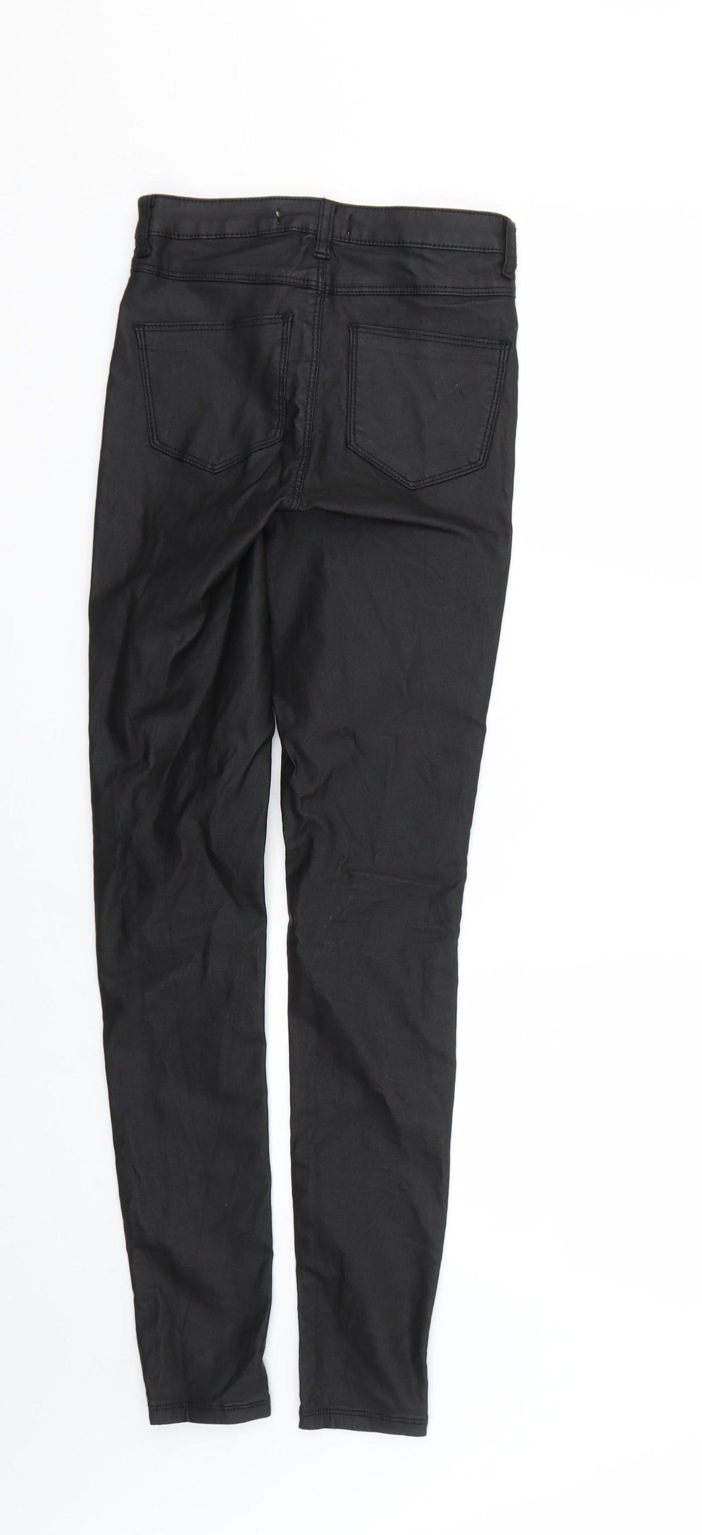 Denim & Co. Womens Black   Skinny Jeans Size 4 L28 in