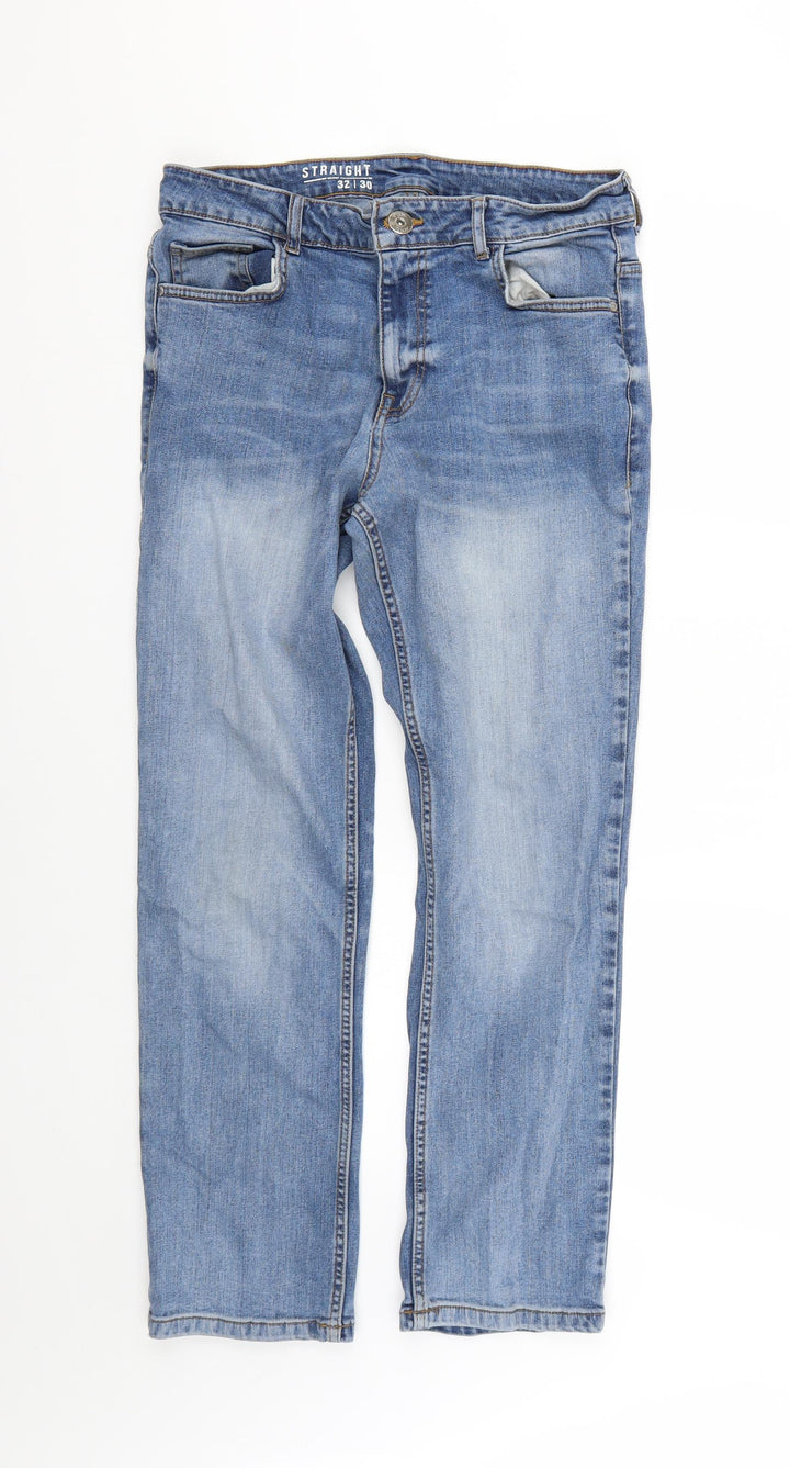 Preworn Mens Blue   Straight Jeans Size 32 L26 in