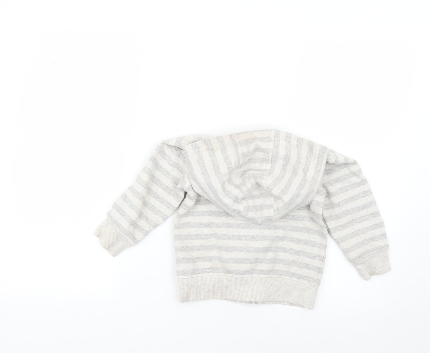 George Boys Multicoloured Striped  Full Zip Hoodie Size 2-3 Years