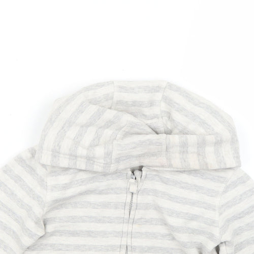 George Boys Multicoloured Striped  Full Zip Hoodie Size 2-3 Years