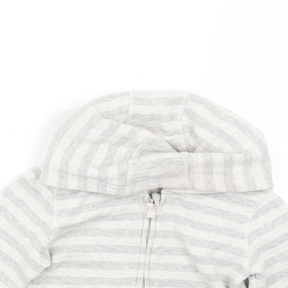 George Boys Multicoloured Striped  Full Zip Hoodie Size 2-3 Years
