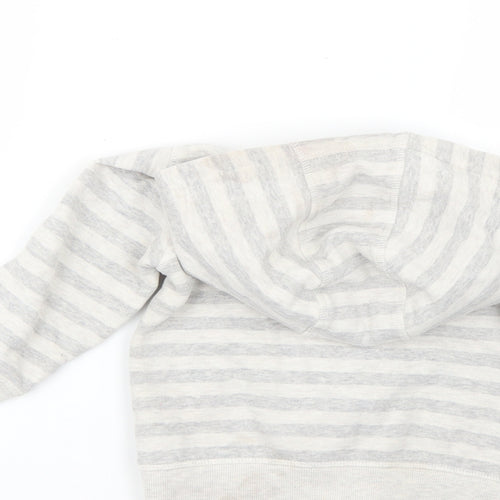 George Boys Multicoloured Striped  Full Zip Hoodie Size 2-3 Years