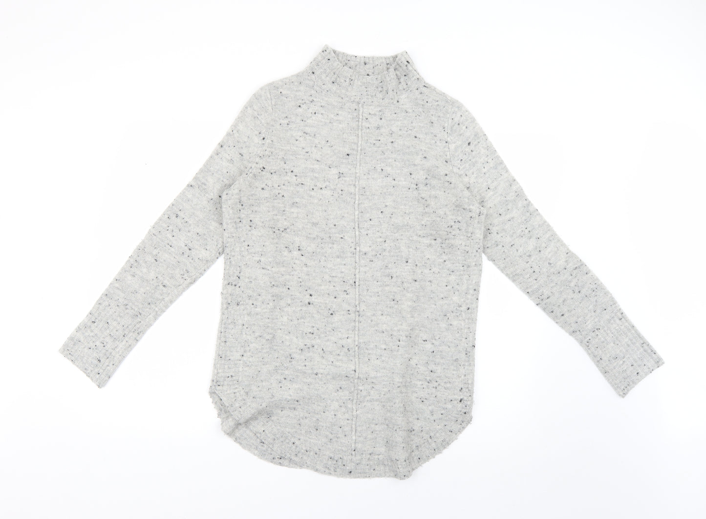 Wallis Womens Grey Polka Dot  Pullover Jumper Size S