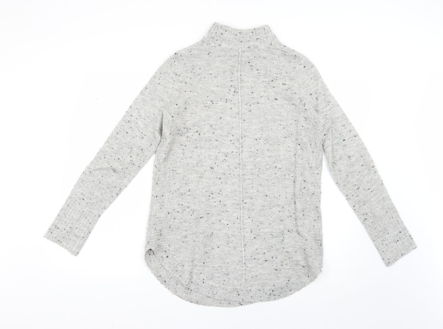 Wallis Womens Grey Polka Dot  Pullover Jumper Size S