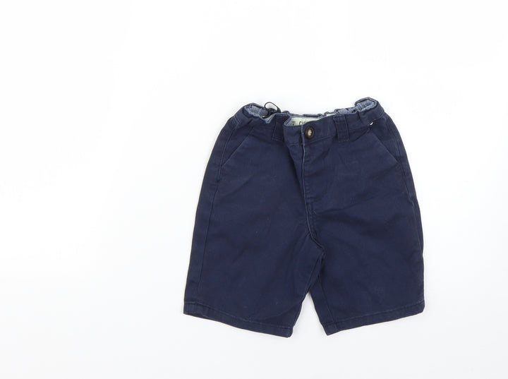 Denim & Co. Boys Blue Chino Shorts Size 3-4 Years