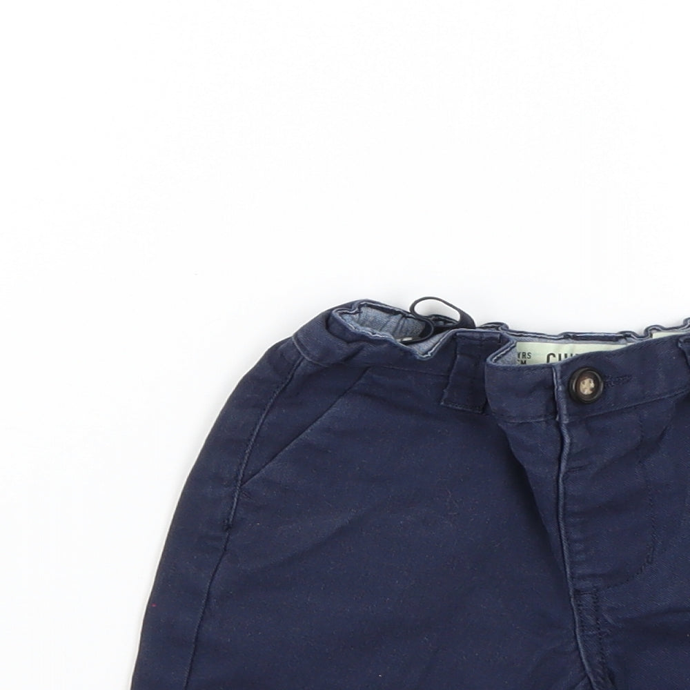 Denim & Co. Boys Blue   Chino Shorts Size 3-4 Years