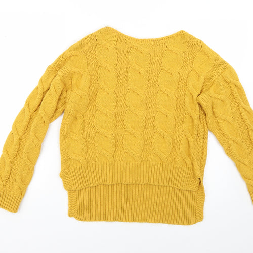 Preworn Womens Orange   Pullover Jumper Size 8