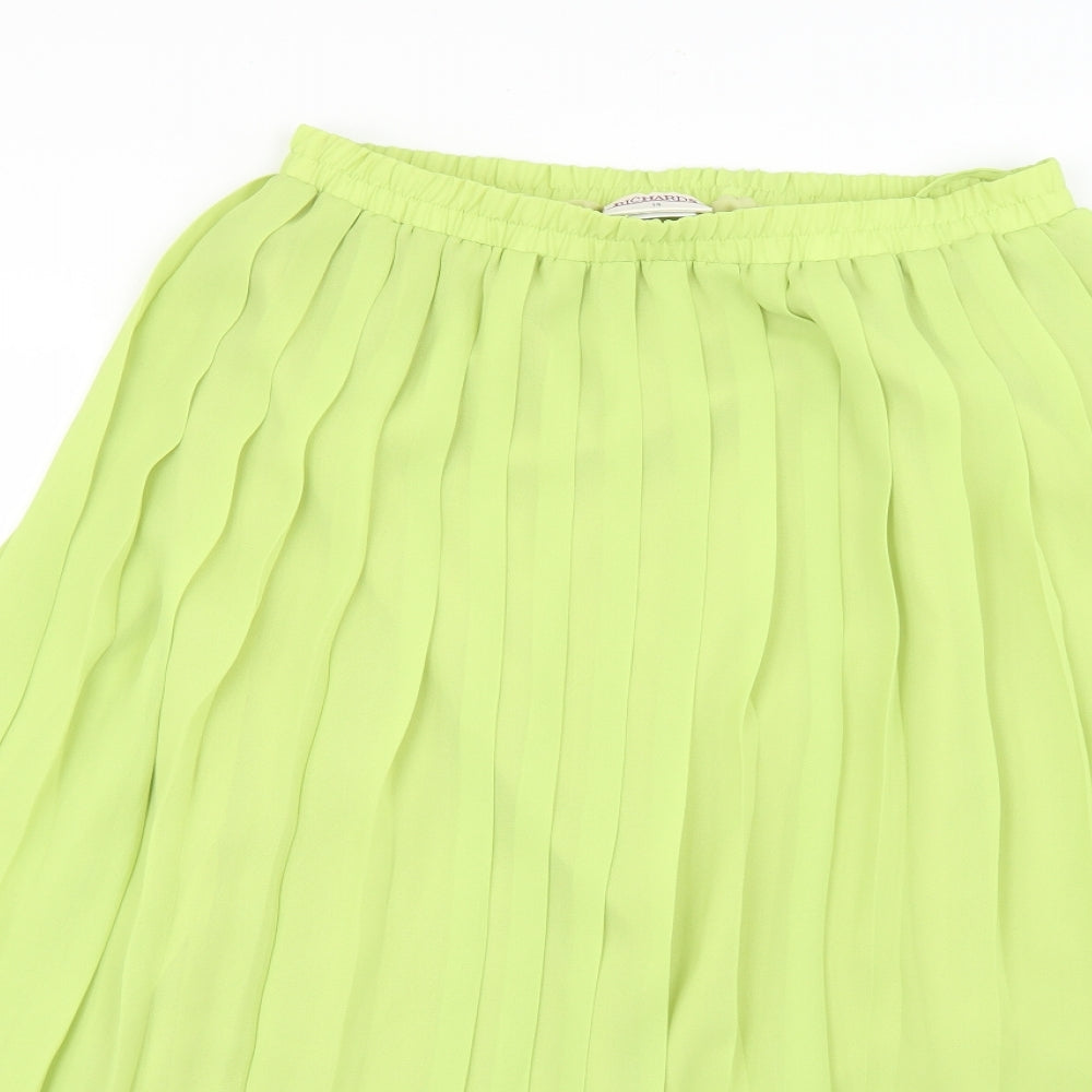 Richards Womens Green   Flare Skirt Size 14