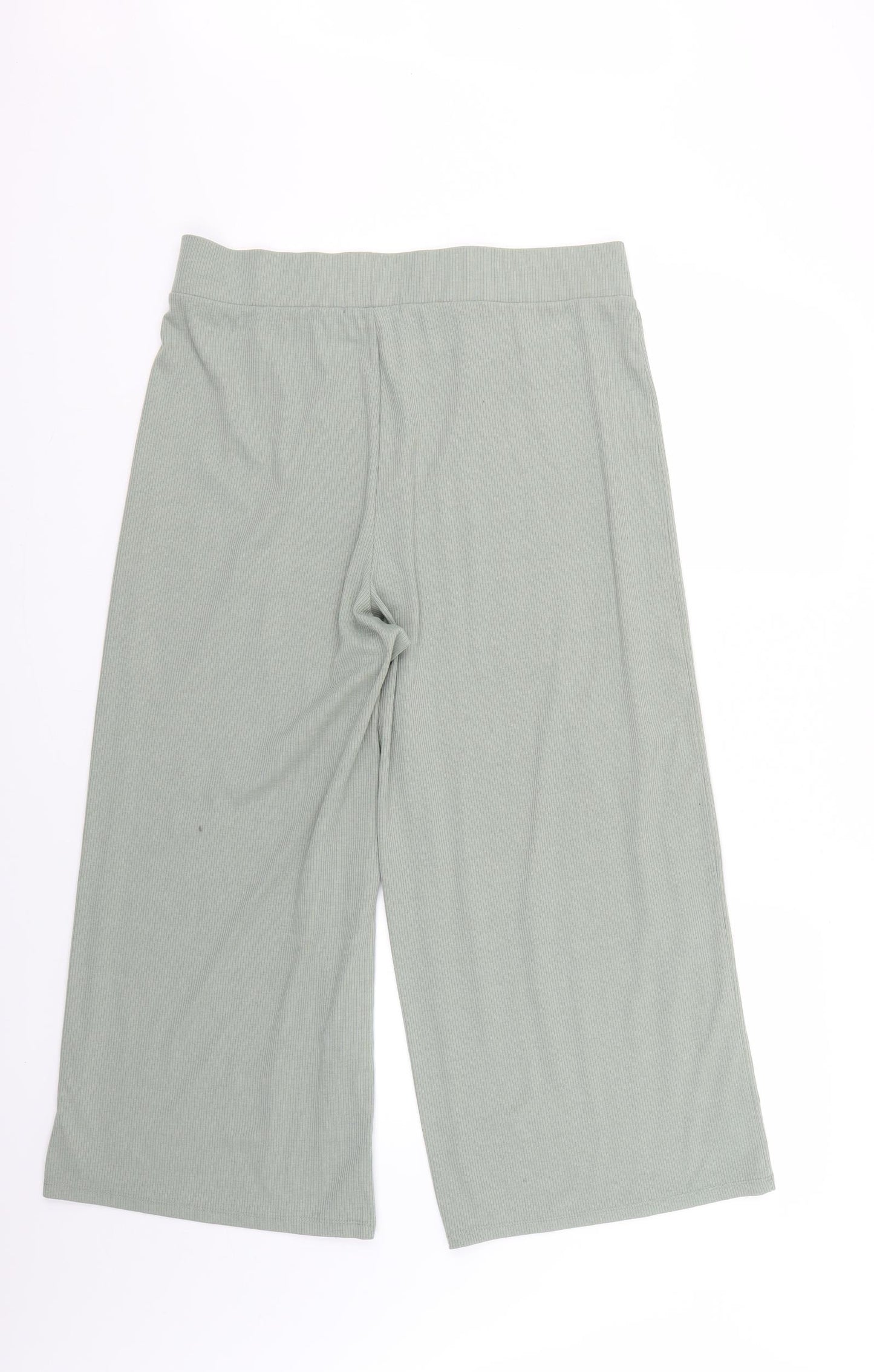 F&F Womens Green   Cropped Trousers Size 16 L23 in