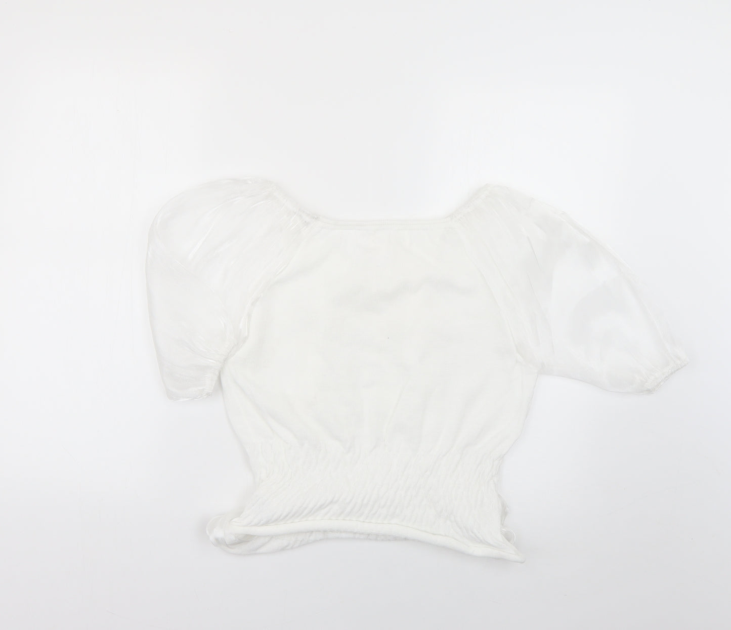 indie+ moi Womens White   Basic Blouse Size 12
