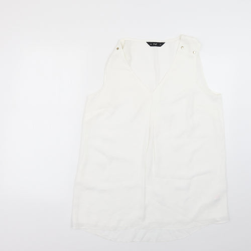 F&F Womens White   Basic Blouse Size 14