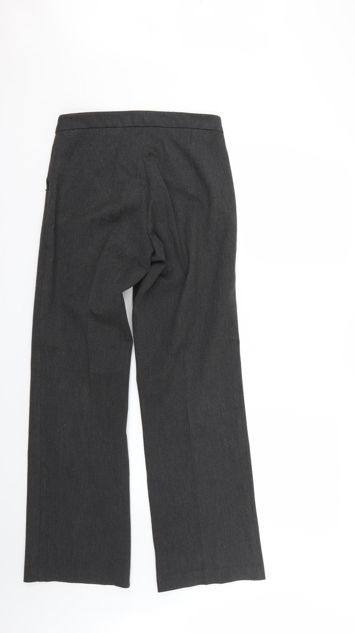 amazing Womens Grey   Trousers  Size 12 L28 in