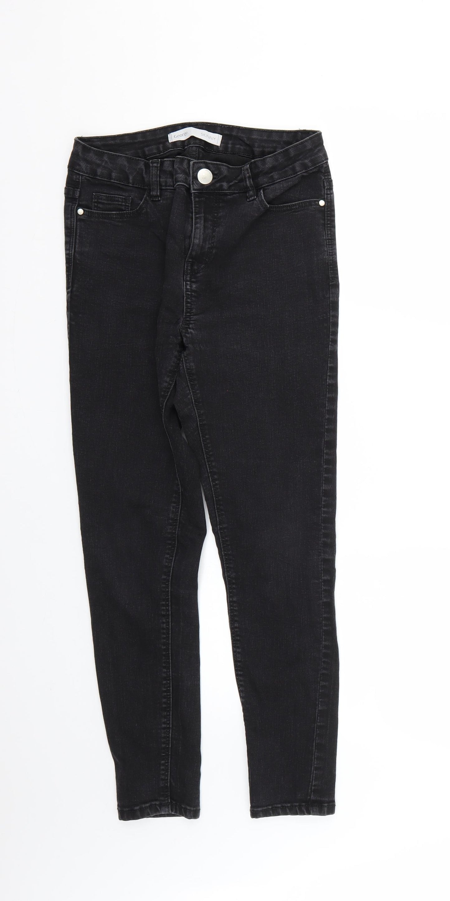 George Womens Black   Jegging Jeans Size 10 L25 in