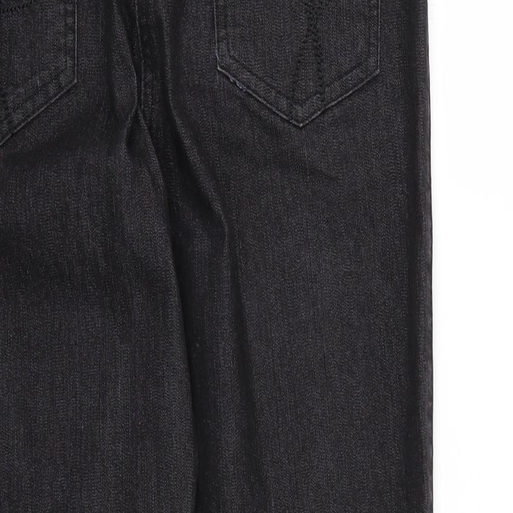 M&Co Womens Black   Straight Jeans Size 12 L28 in