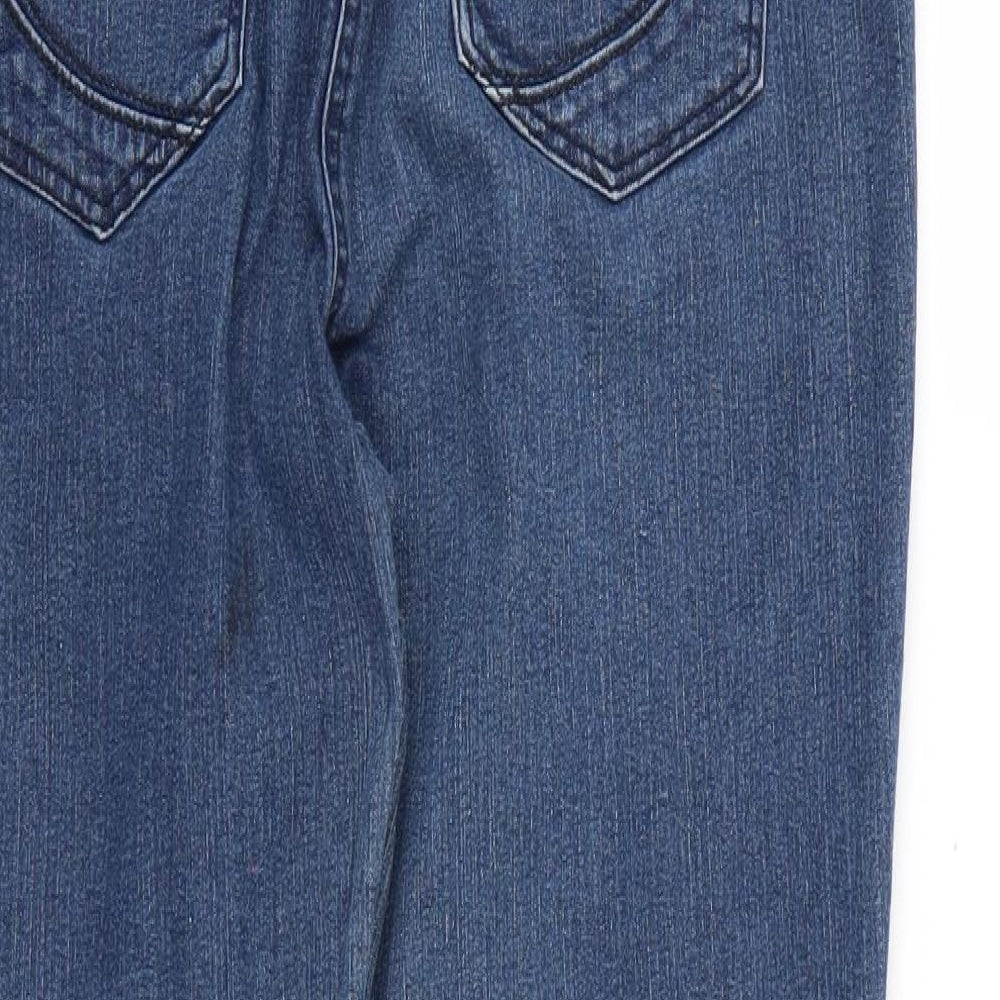 Marks and Spencer Womens Blue   Straight Jeans Size 16 L28 in