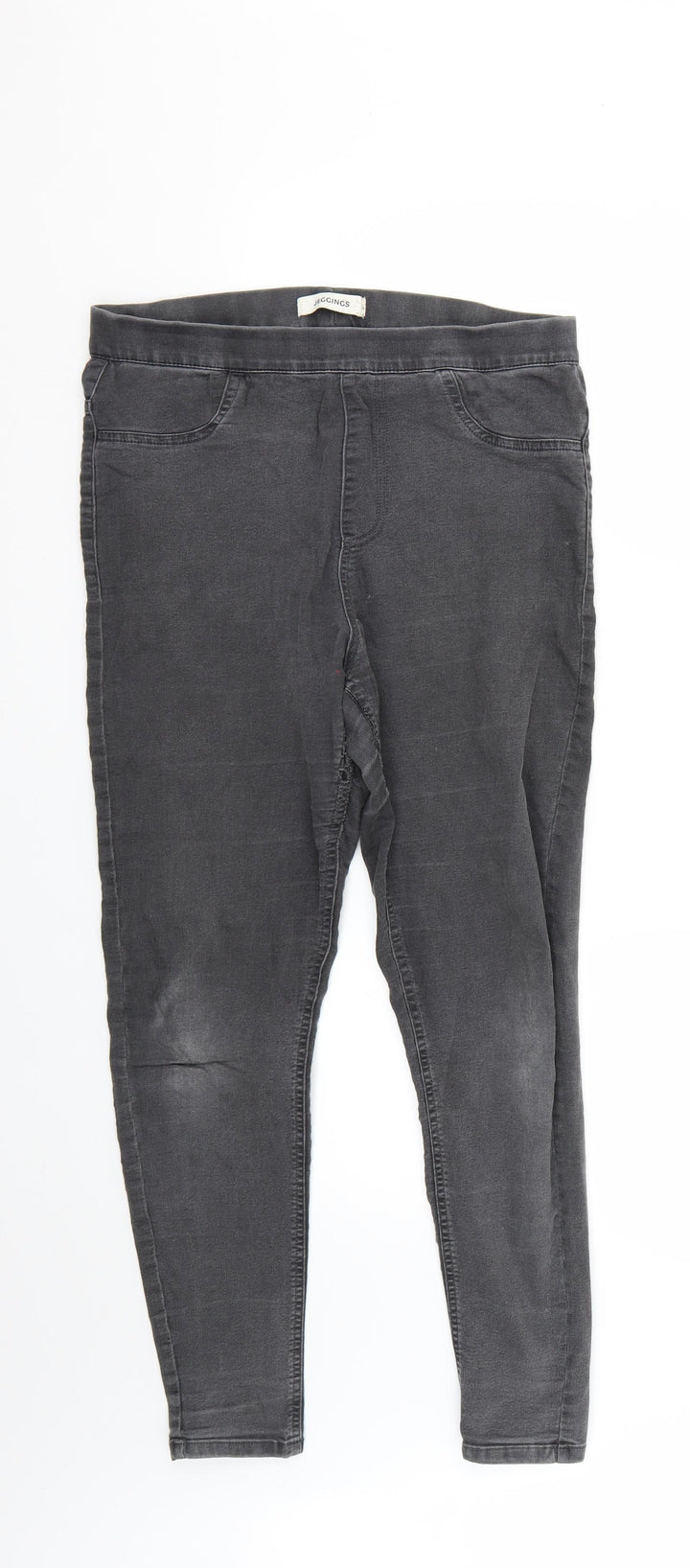 Marks and Spencer Womens Grey Jegging Jeans Size 12 L25 in