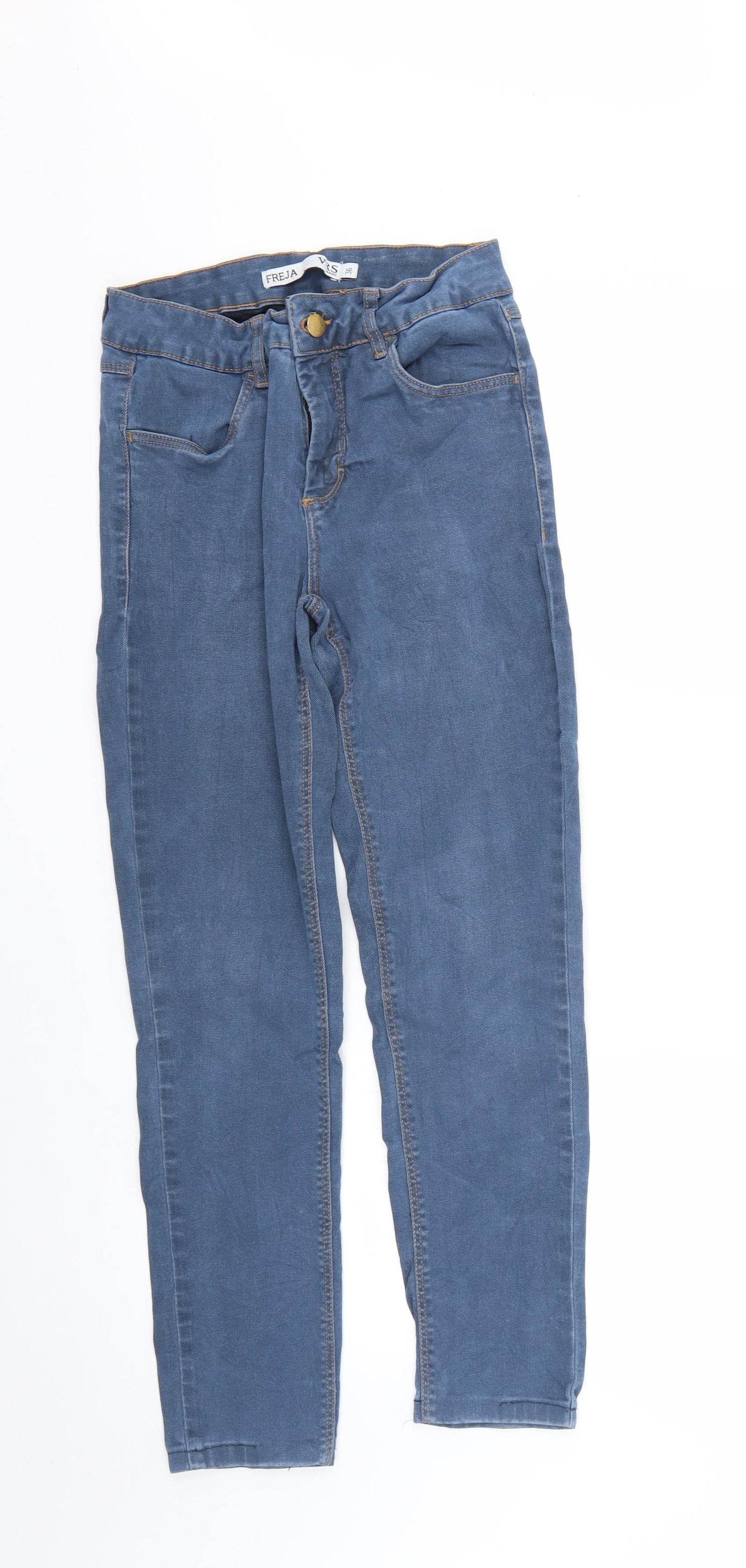 freja Mens Blue   Skinny Jeans Size 36 L25 in