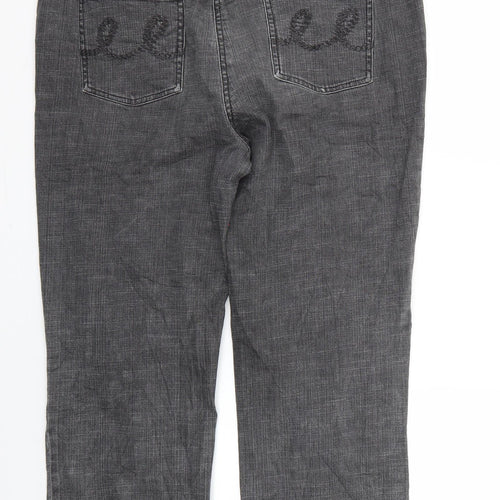 cc Womens Grey   Straight Jeans Size 16 L30 in