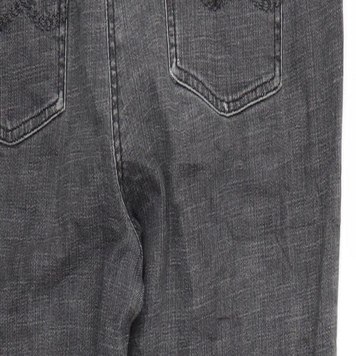 cc Womens Grey   Straight Jeans Size 16 L30 in