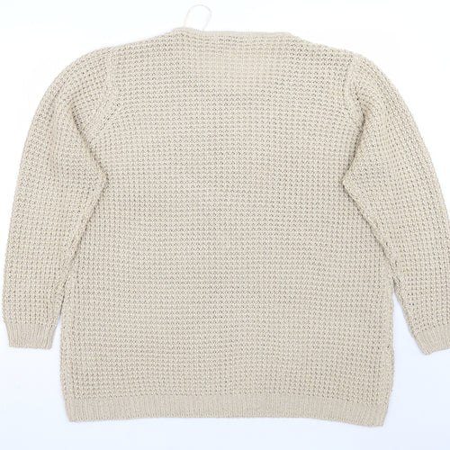 Isle Womens Gold   Pullover Jumper Size XL
