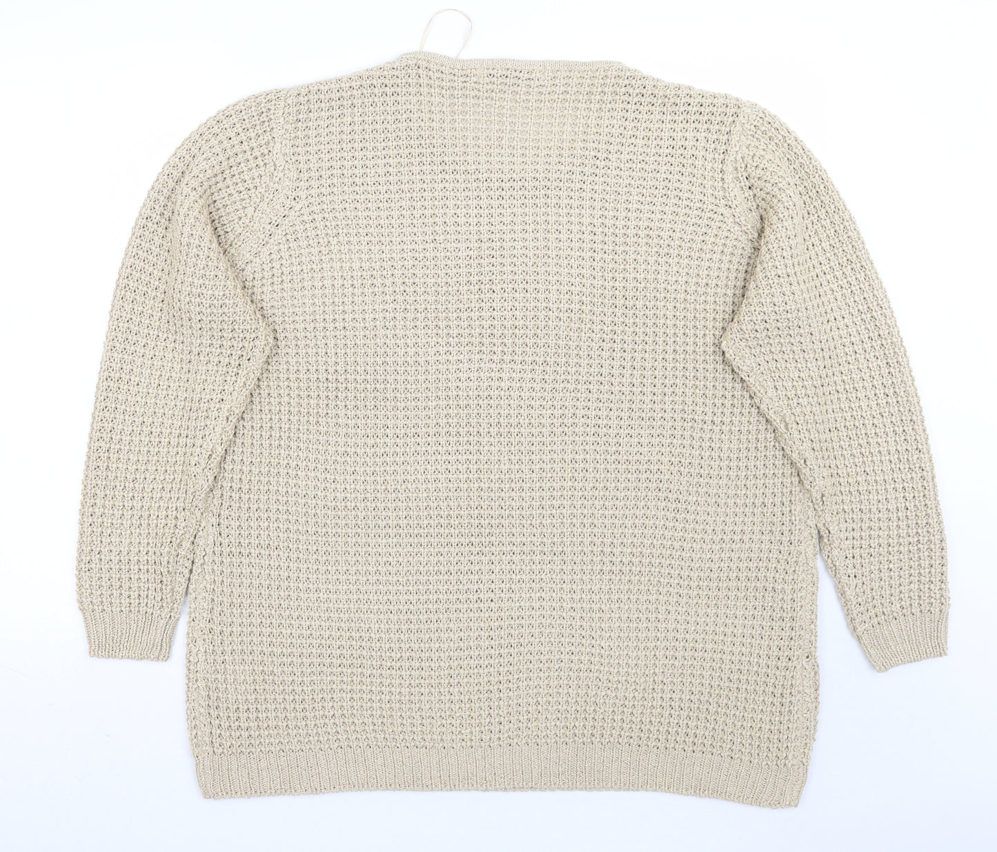 Isle Womens Gold   Pullover Jumper Size XL