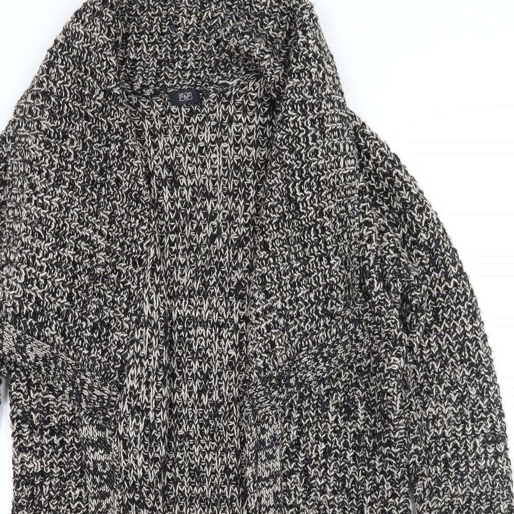 F&F Womens Grey   Cardigan Jumper Size 14