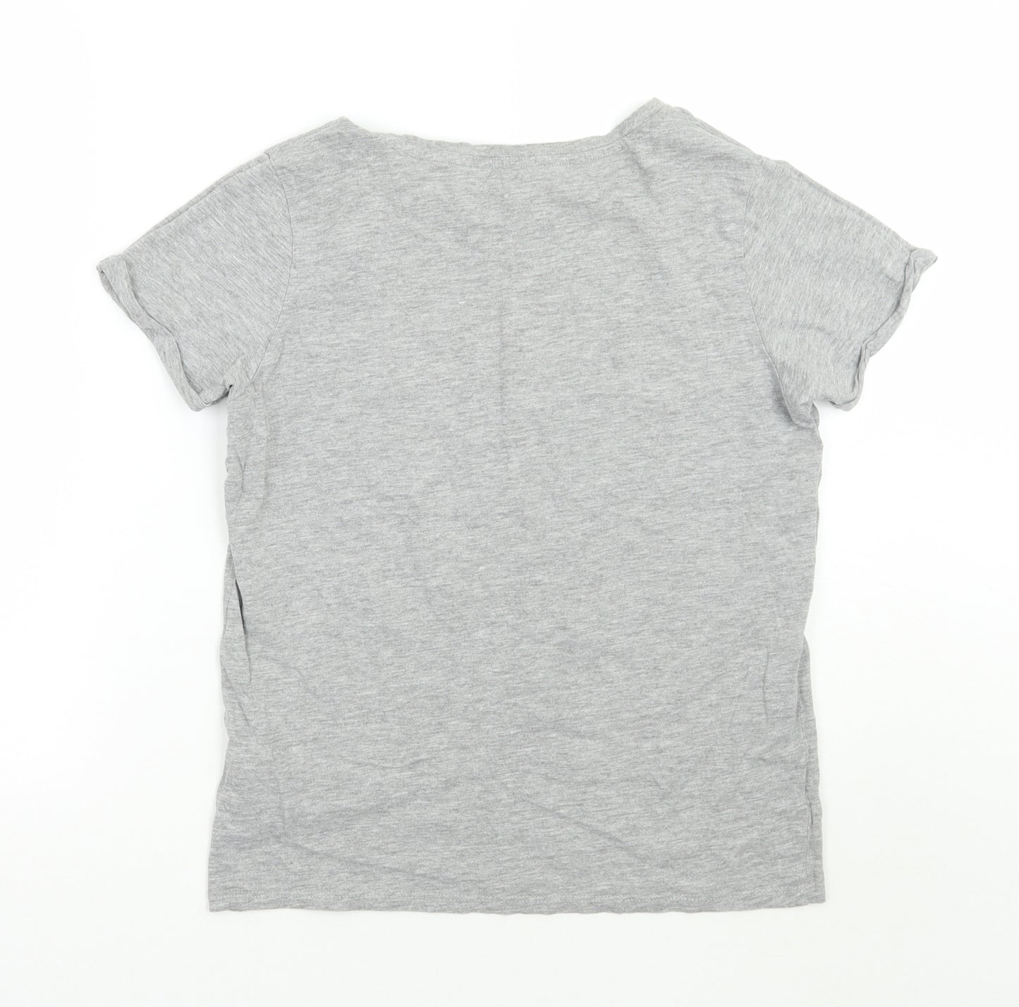 Lefties Womens Grey   Basic T-Shirt Size S