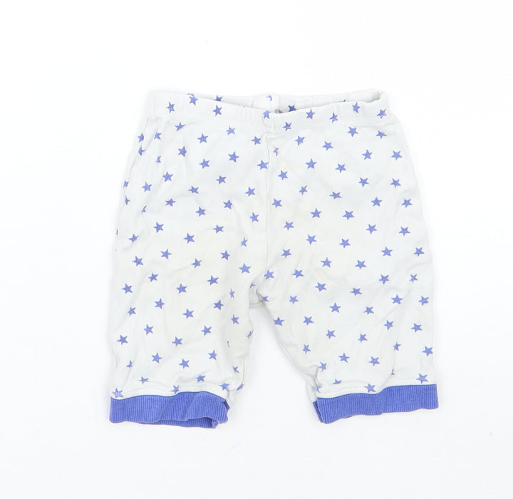 John Lewis Baby White Geometric Sweatpants Trousers Size 18-24 Months